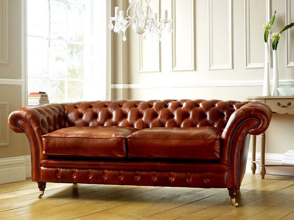 Sofa Chesterfield
 Buttoned Seat Chesterfield Sofa or Cushioned Seat