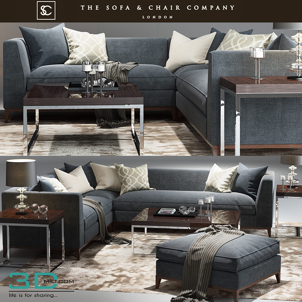 Sofa Company
 Pollock Sofa Coner sofa The sofa and chair pany 3D