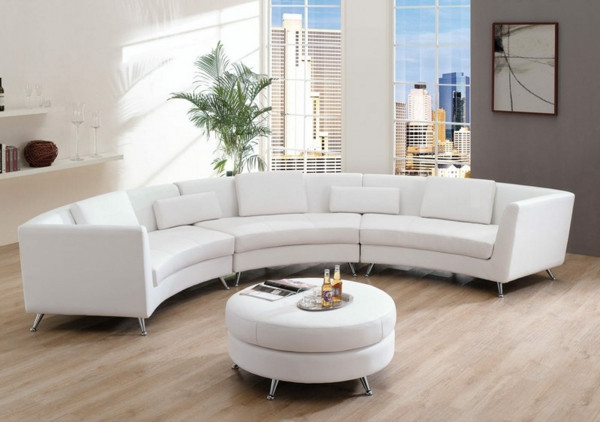 Sofa Halbrund
 Wunderschöne Vorschläge für ein halbrundes Sofa