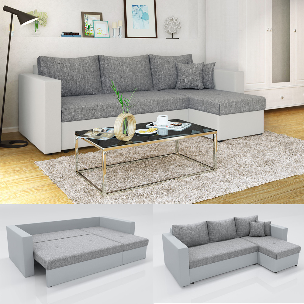 Sofa Mit Schlaffunktion
 Ecksofa mit Schlaffunktion Sofa Couch Schlafsofa