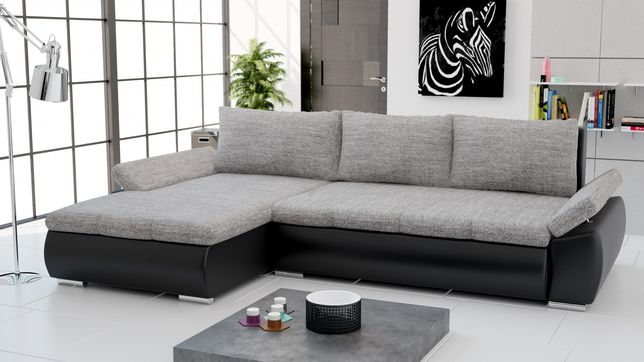 Sofa Mit Schlaffunktion
 Sofa mit Schlaffunktion KARMA 1 Couchgarnitur Ecksofa