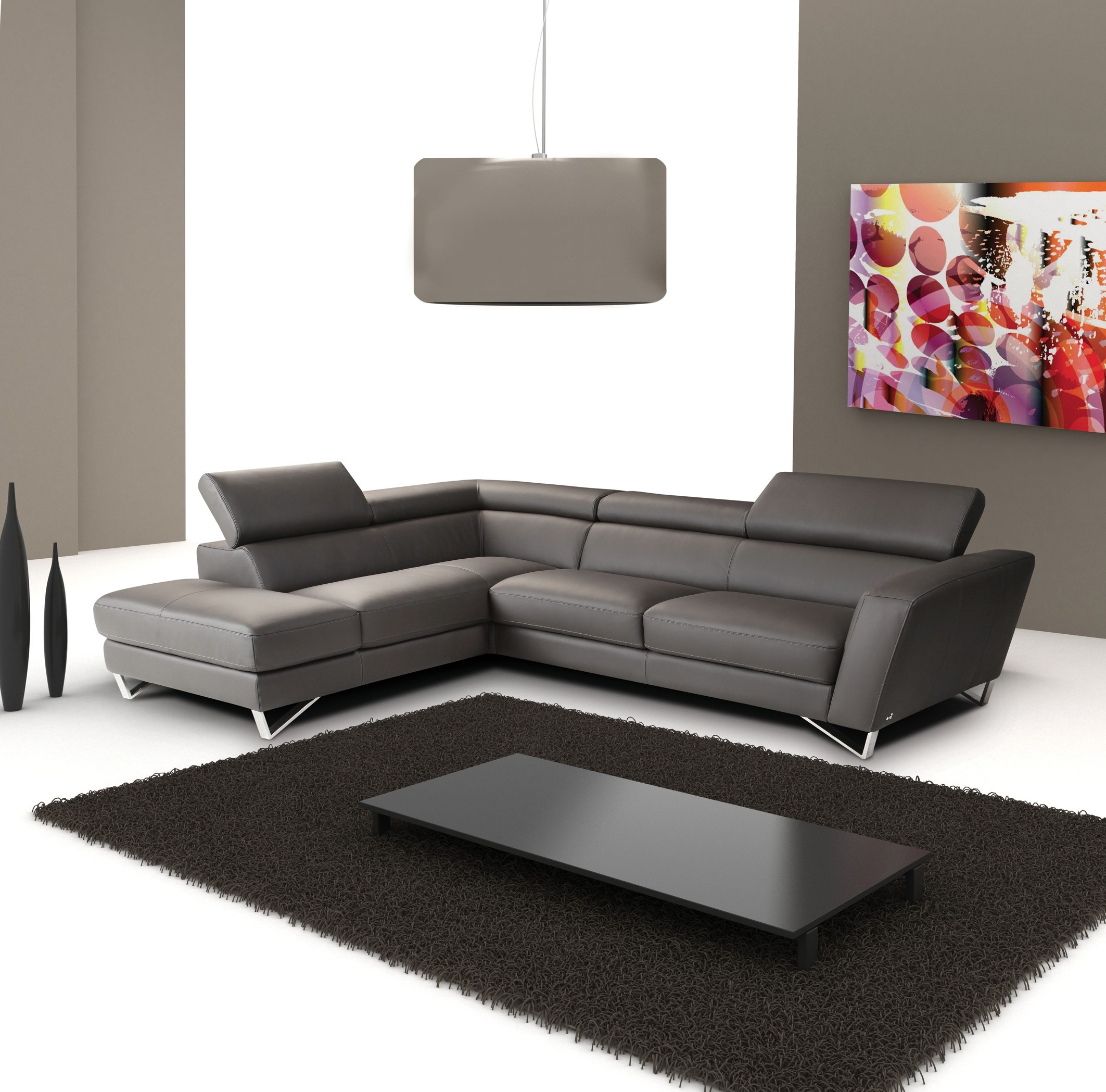 Sofa Modern
 SPARTA Italian Leather Modern Sectional Sofa