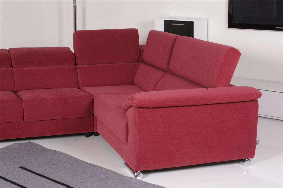 Sofa Rot
 Ewald Schillig Sofa Ecksofa Blues Stoff rot Ewald Schillig