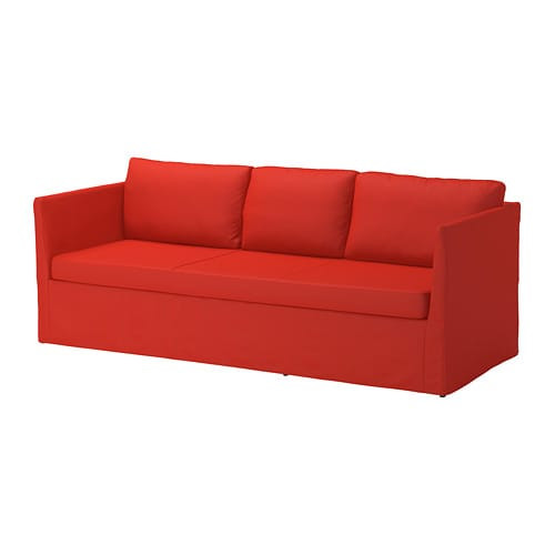 Sofa Rot
 BRÅTHULT 3er Sofa Vissle rot orange IKEA