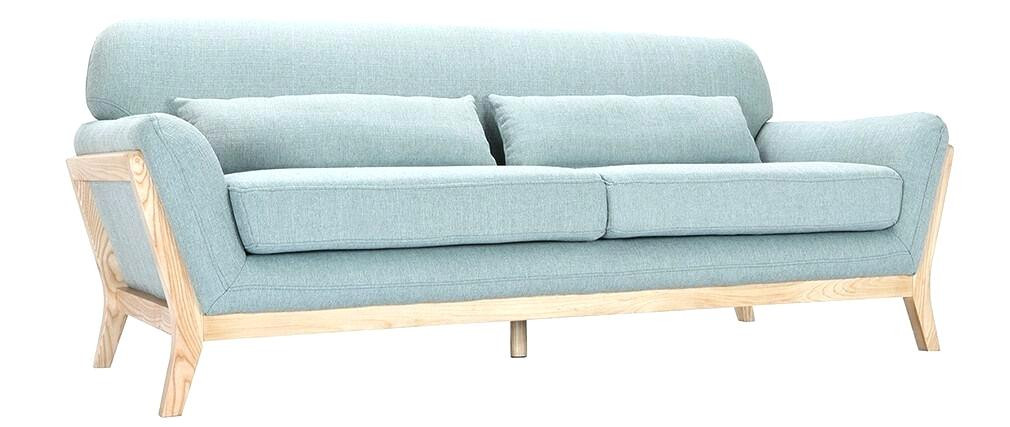 Sofa Skandinavisch
 Sofa Skandinavisch 3 Platze Lagunenblau Holzbeine Yoko