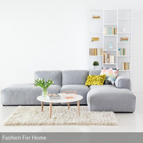 Sofa Skandinavisch
 Pastellfarben im Wohnzimmer Couch