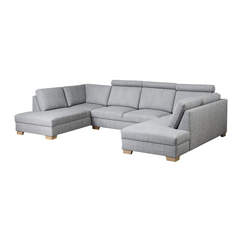 Sofa U Form
 SÖRVALLEN Sofa U Form 4 sitzig Isunda grau IKEA