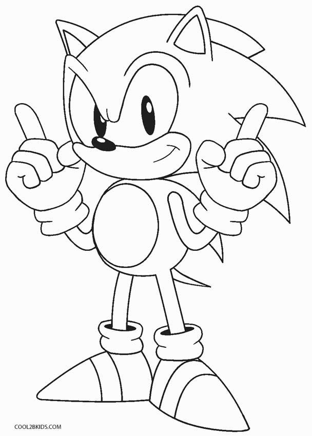 Sonic Ausmalbilder
 Printable Sonic Coloring Pages For Kids