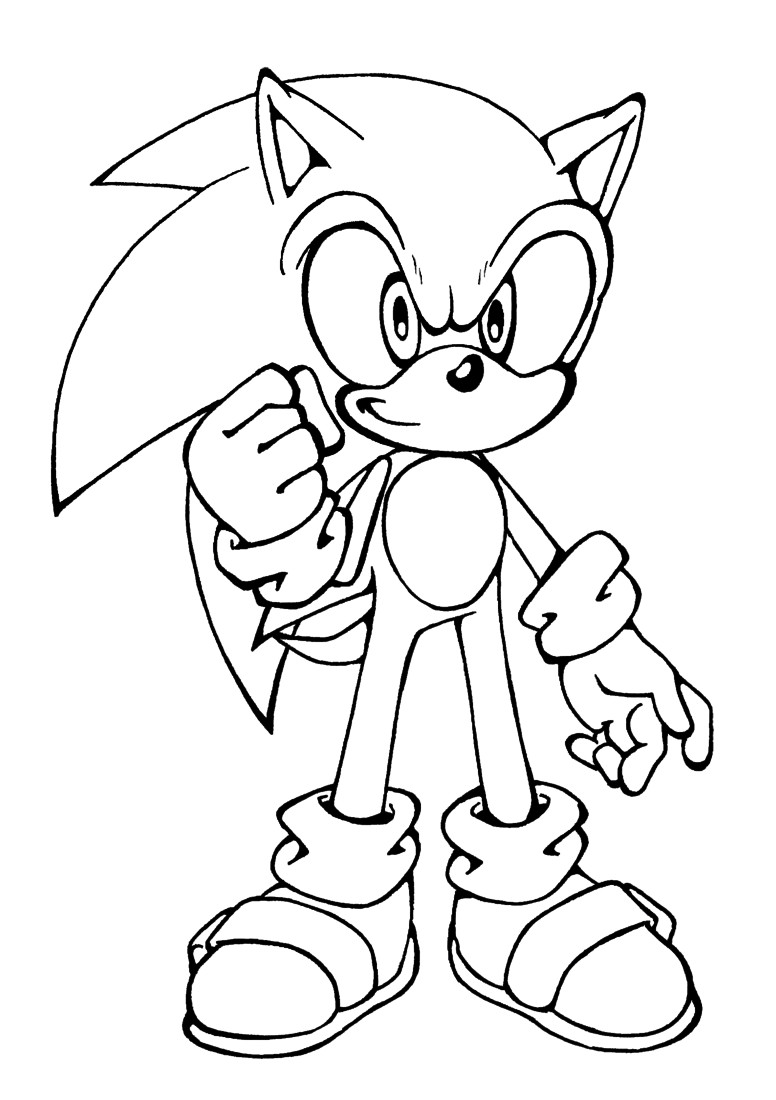 Sonic The Hedgehog Ausmalbilder
 Malvorlagen fur kinder Ausmalbilder Sonic kostenlos