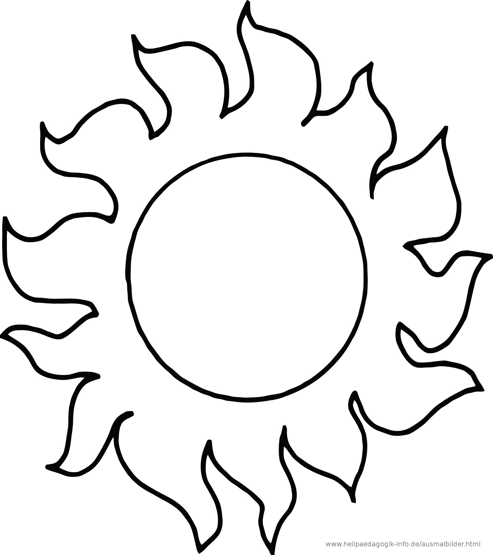 Sonne Ausmalbilder
 Ausmalbilder Sonne
