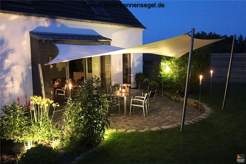 Sonnensegel Terrasse
 Sonnensegel nach Maß von Lisori sind wasserfest und aufrollbar