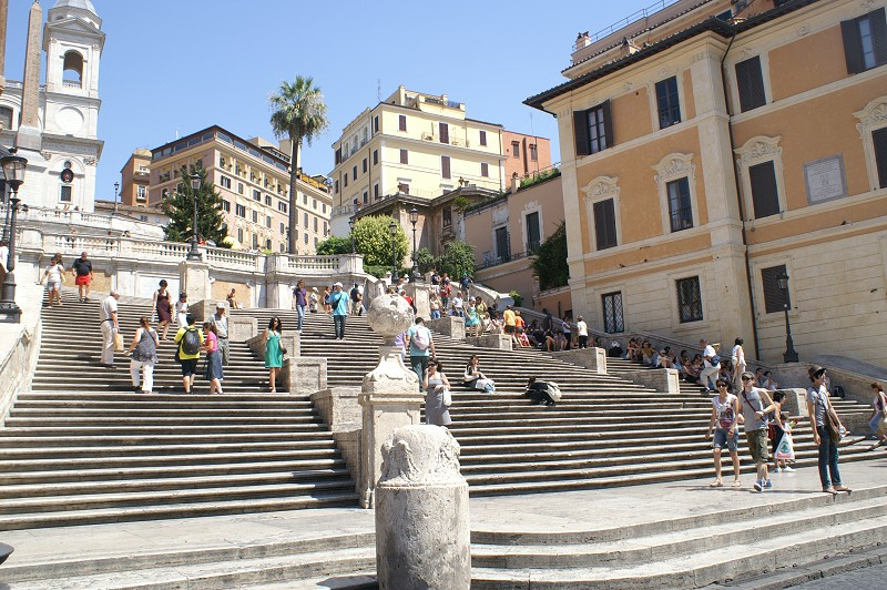 Spanische Treppe Rom
 Spanische Treppe und Piazza di Spagna Rom für