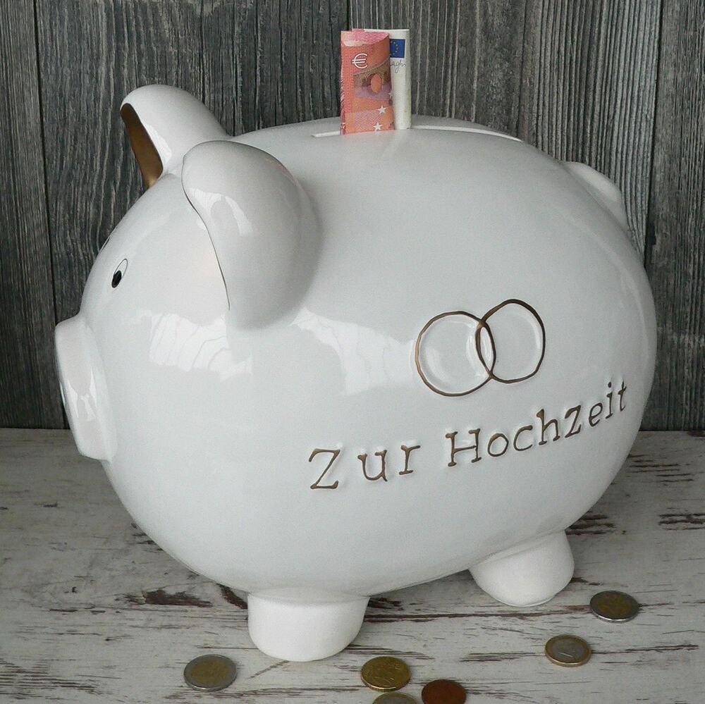 Sparschwein Hochzeit
 Riesen Monster Sparschwein zur Hochzeit 30cm Spardose