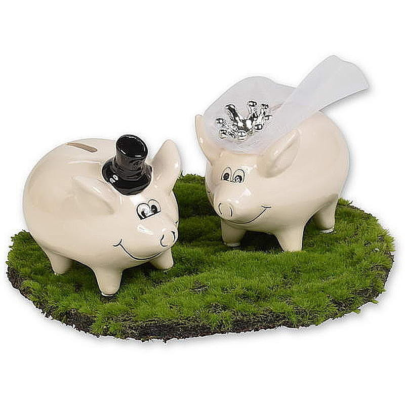 Sparschwein Hochzeit
 Brautpaar Sparschwein Hochzeit günstig online bestellen