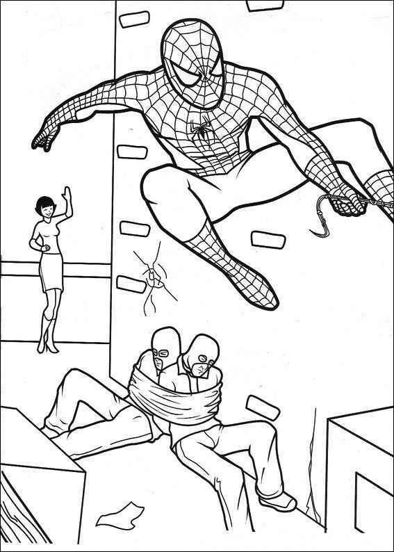 Spiderman Ausmalbilder
 Spiderman ausmalbilder 13