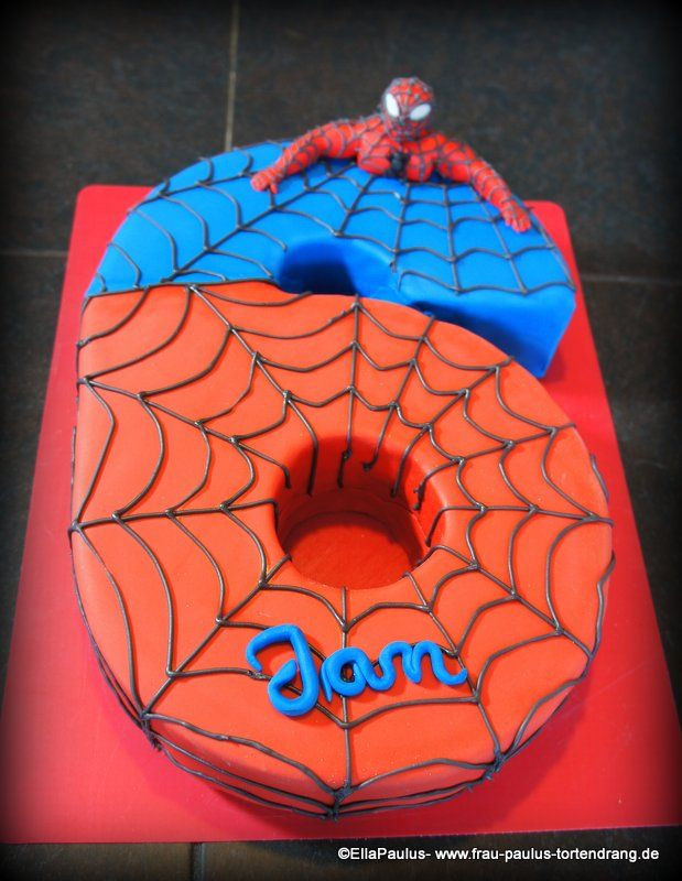 Spiderman Kuchen
 Torte Spiderman Tortendekorationskurse Fondant Motivtorte