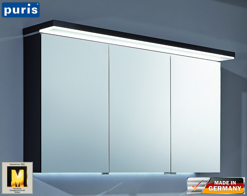 Spiegelschrank 120 Cm
 Puris Cool Line Spiegelschrank 120 cm mit LED