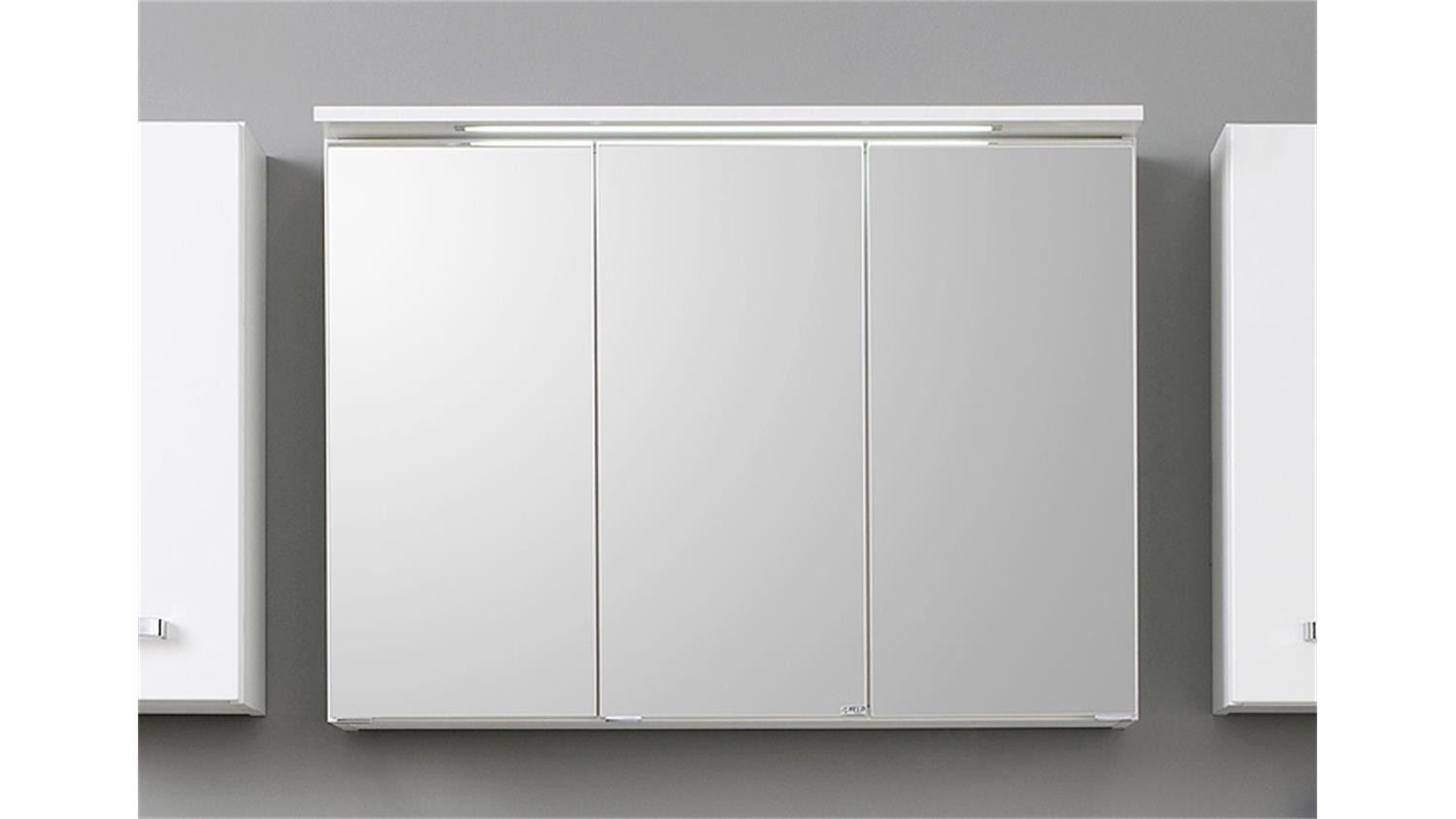 Spiegelschrank 80 Cm
 Spiegelschrank BOLOGNA 80 cm Badmöbel weiß Einbauleuchte