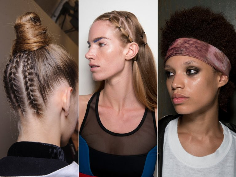 Sport Frisuren
 Sport Frisur bei kurzen Haaren mit Haarband Bilder Jolie