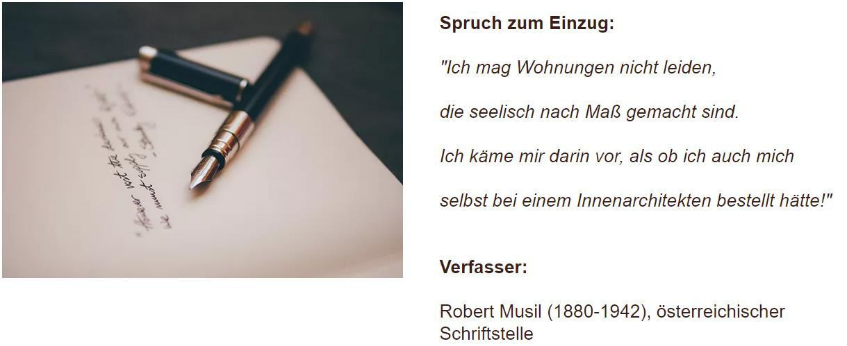 Spruch Einzug Haus
 Wer kennt gute Sprüche oder Zitate zum Einzug für