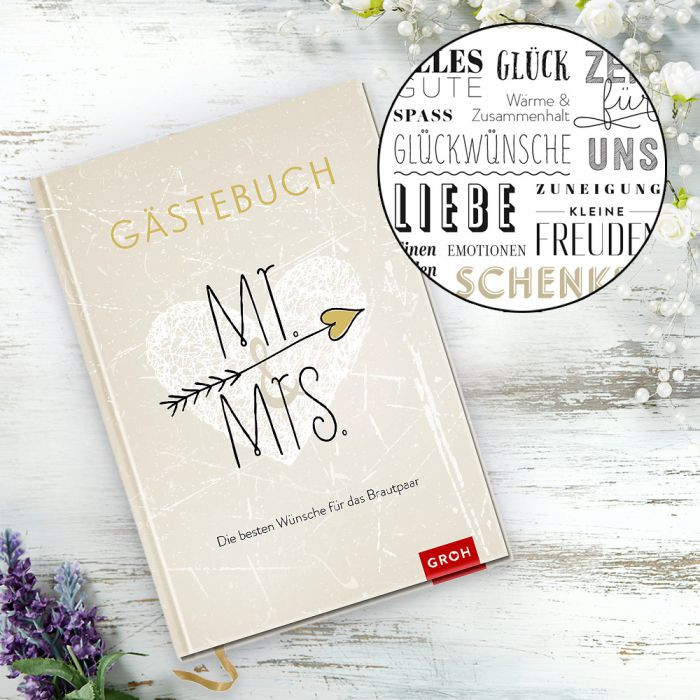 Sprüche Für Gästebuch Hochzeit
 Gästebuch zur Hochzeit Mr and Mrs tolle Idee zum Ausfüllen