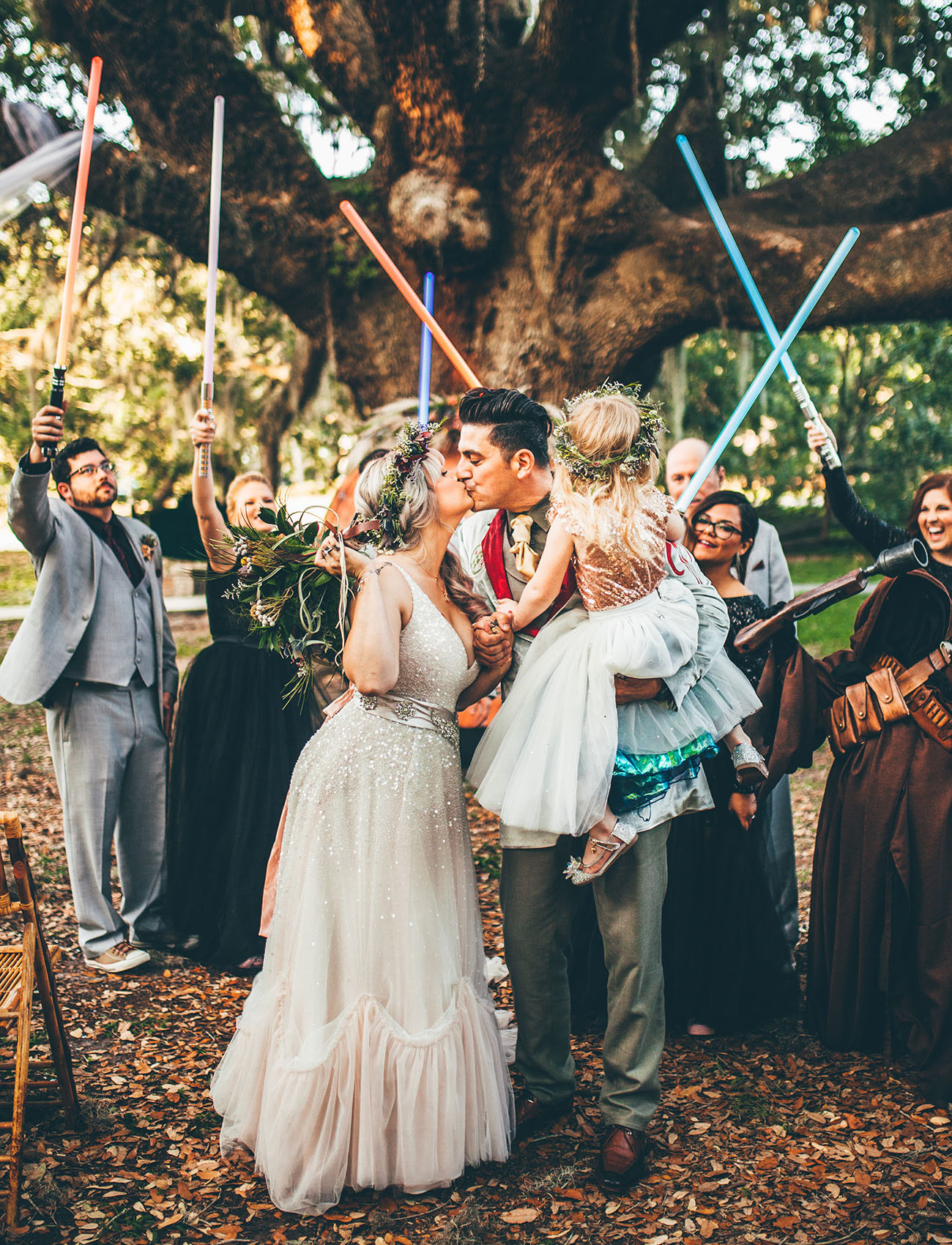 Star Wars Hochzeit
 e With the Force An Out of this World Star Wars Themed