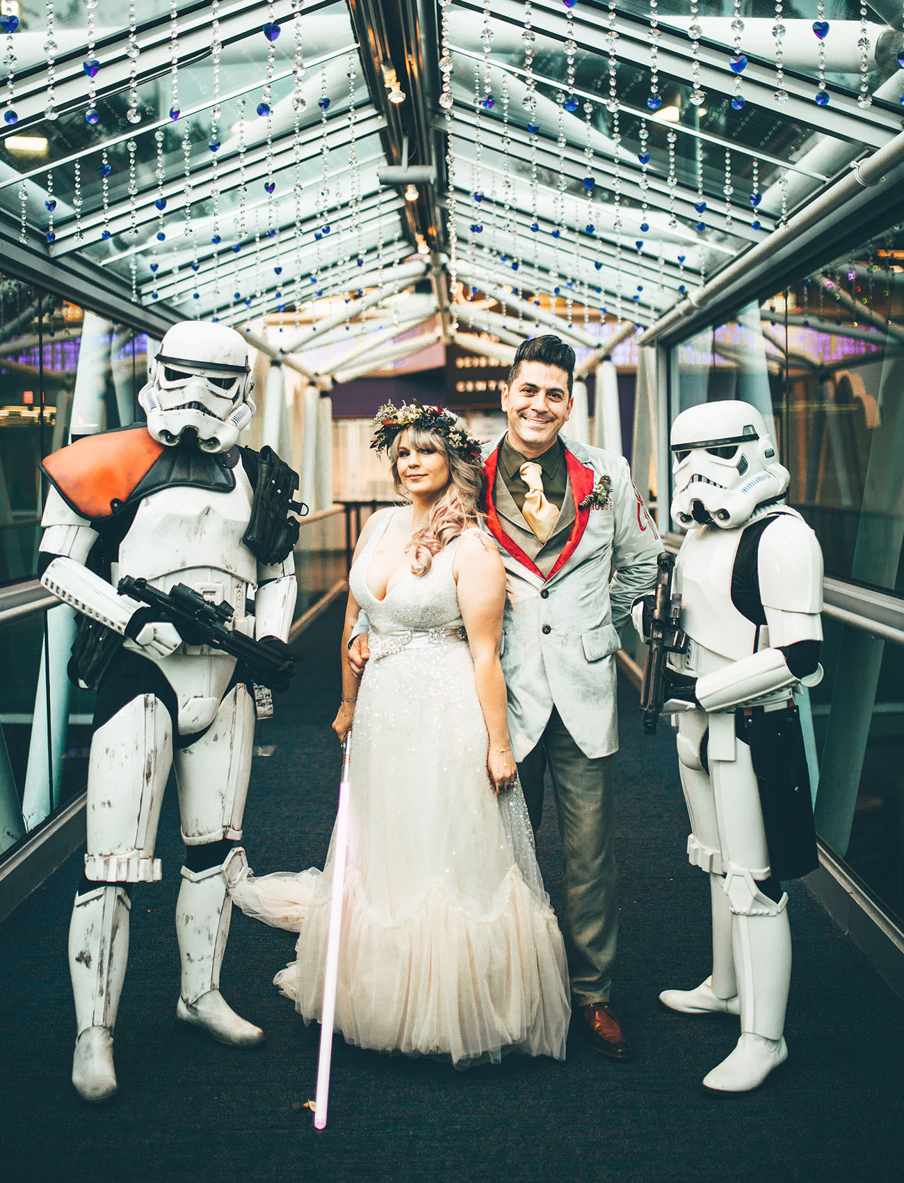 Star Wars Hochzeit
 e With the Force Eine außerirdische Star Wars Themed