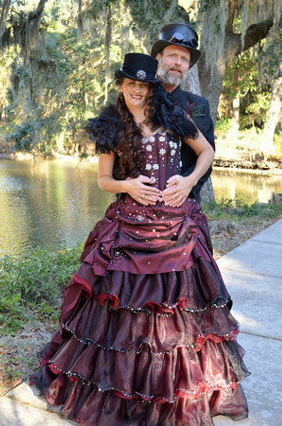 Steampunk Hochzeit
 Steampunk Hochzeit Kleid Braut Kleid verfügbar in anderen