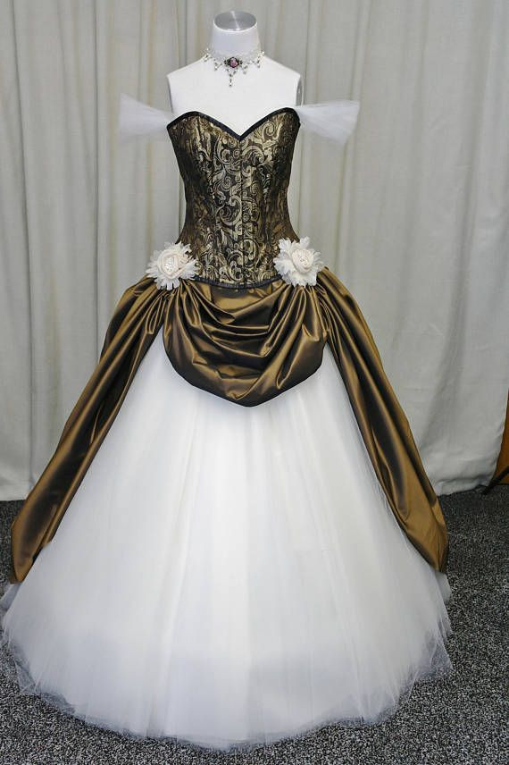 Steampunk Hochzeitskleid
 Steampunk Hochzeitskleid viktorianischen Brautkleid Gothic