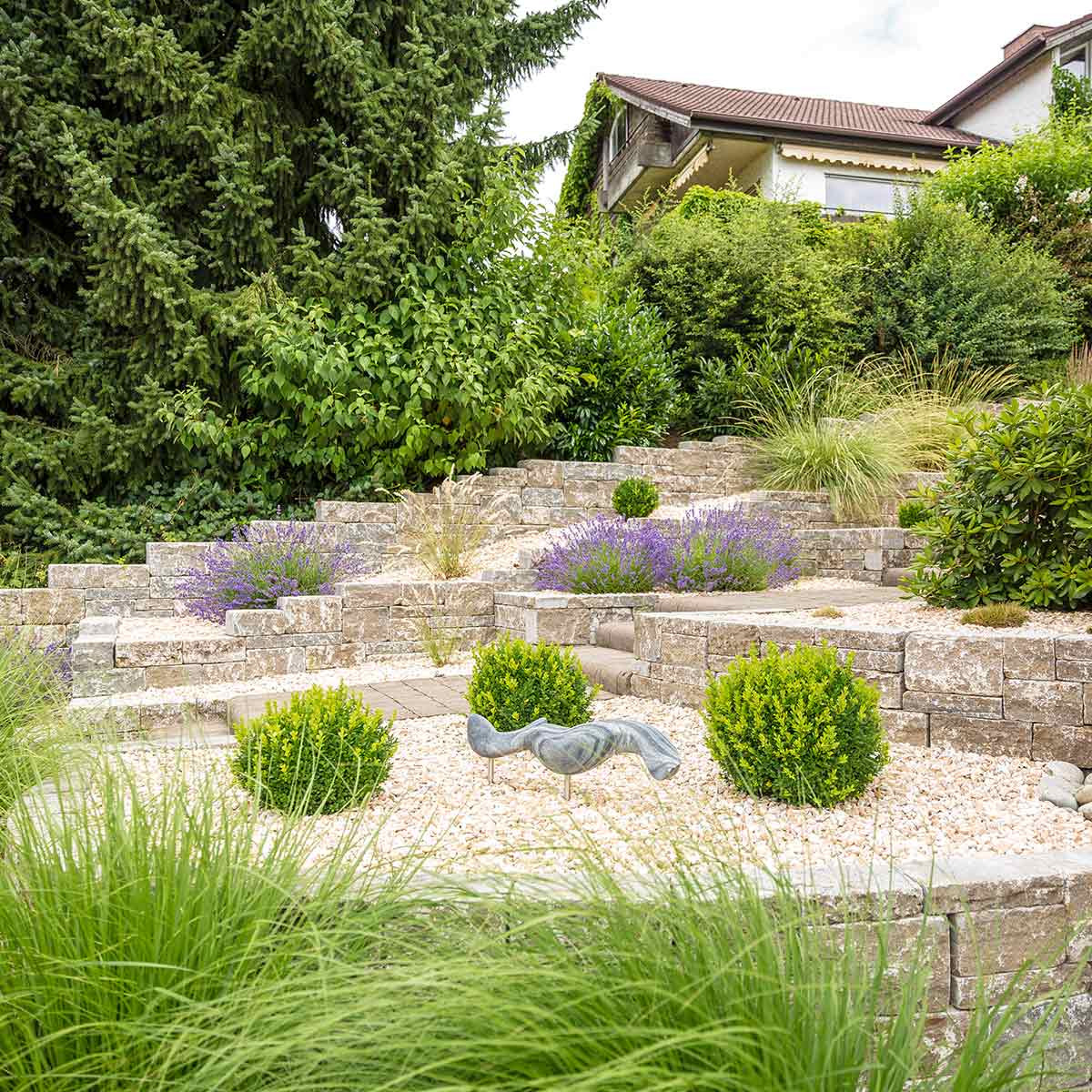 Steine Für Garten
 Gartengestaltung mit Steinen vom GALANET Fachbetrieb