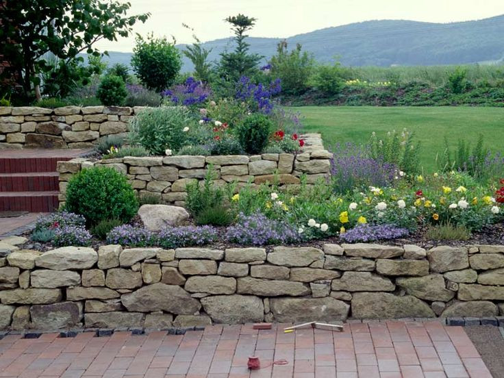 Steinmauer Garten
 Die besten 25 Steinmauer garten Ideen auf Pinterest
