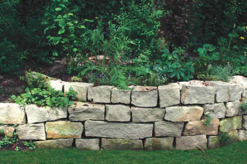 Steinmauer Garten
 Steinmauer als Blickfang und Sichtschutz im Garten – 40 Ideen