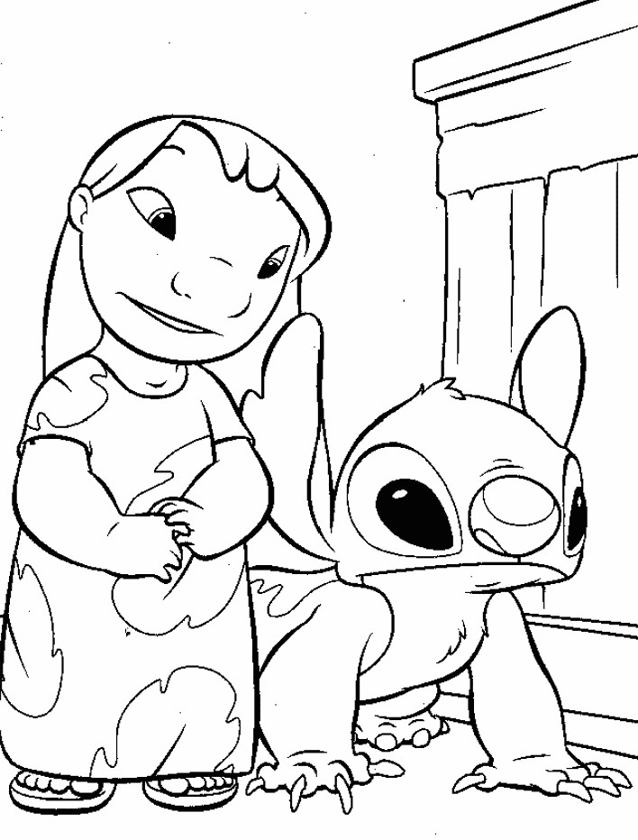 Stitch Ausmalbilder
 Lilo und stich Malvorlagen DisneyMalvorlagen