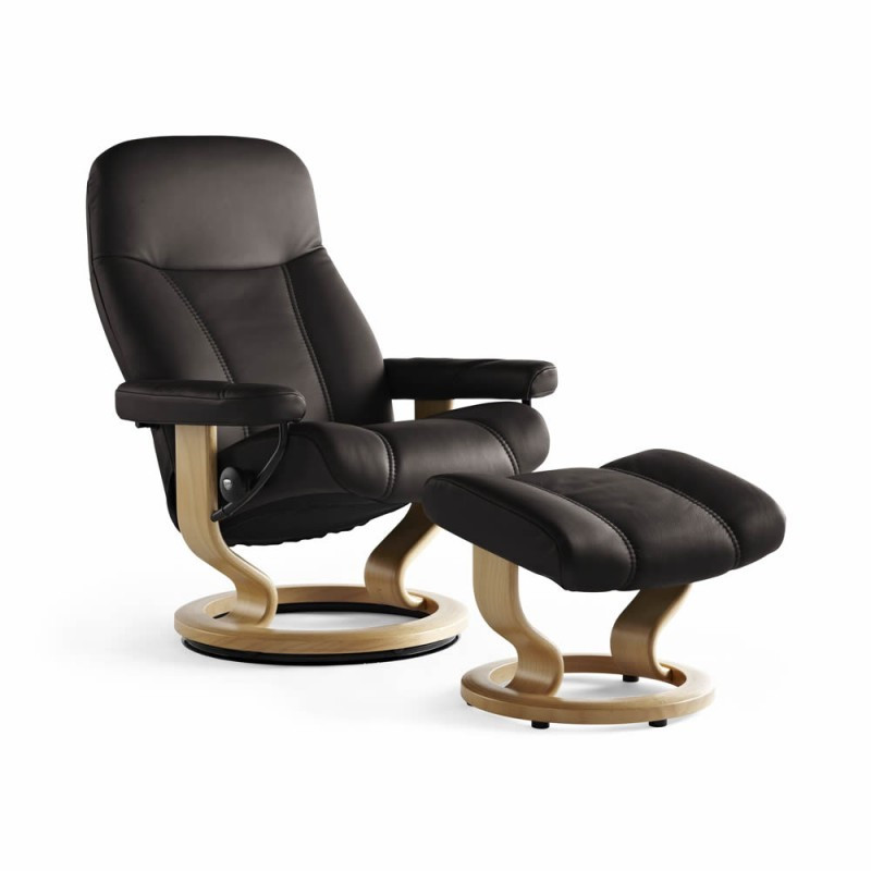 Stressless Sessel
 Stressless Consul Recliner Chair & Footstool