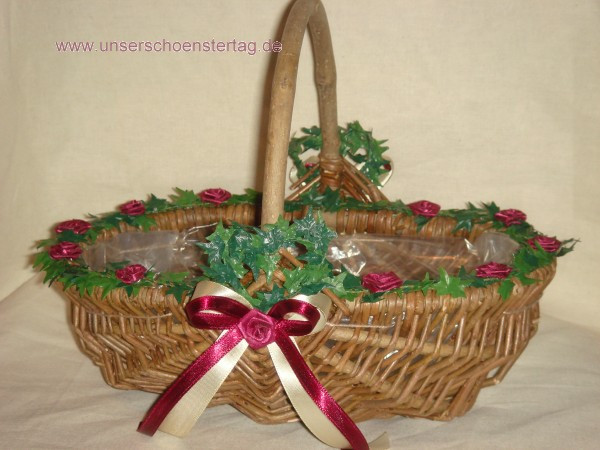 Streukörbchen Hochzeit
 Unser schönster Tag Streukörbchen Hochzeit Blumenkinder