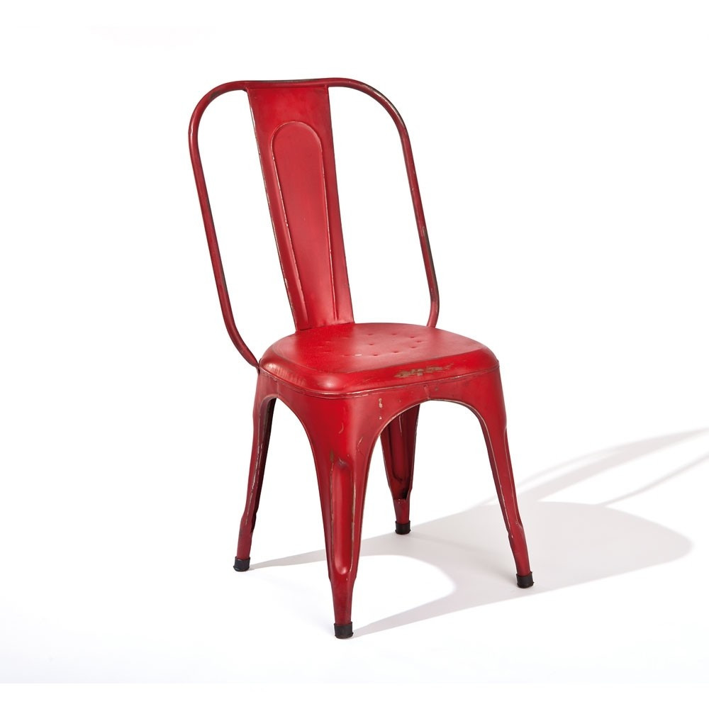 Stuhl Industriedesign
 Stuhl Renira in Rot im Industriedesign