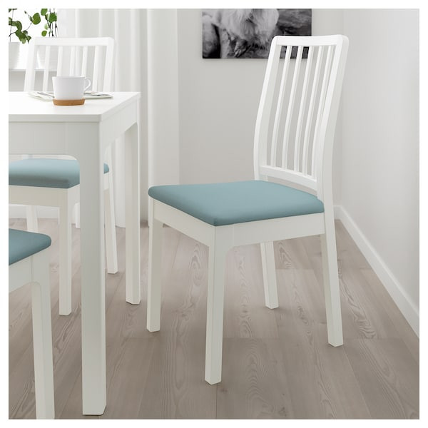 Stuhl Weiß Ikea
 EKEDALEN Stuhl weiß Orrsta hellgrau IKEA