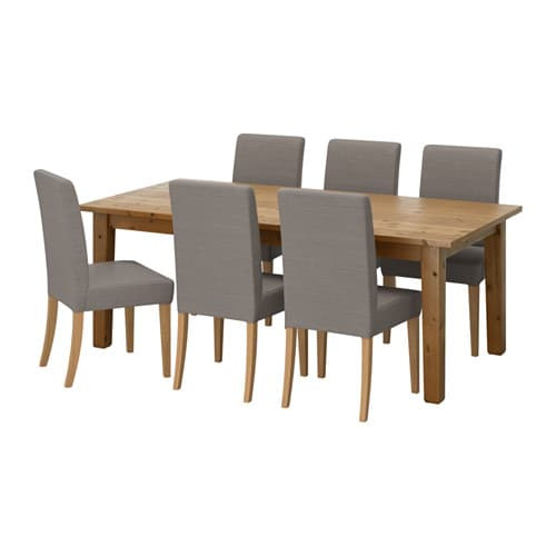 Stühle Ikea
 STORNÄS HENRIKSDAL Tisch und 6 Stühle IKEA