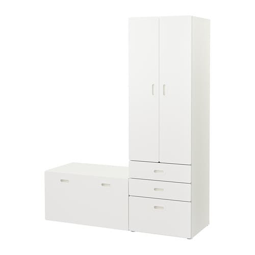 Stuva Schrank
 STUVA FRITIDS Schrank mit Banktruhe weiß weiß IKEA