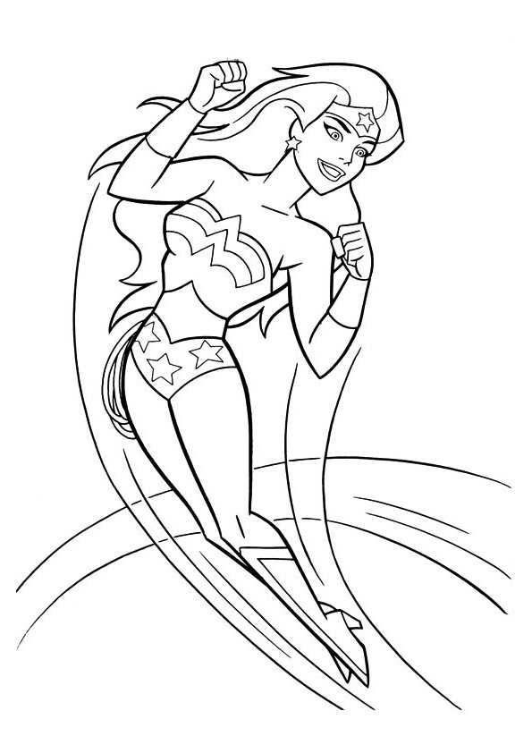 Supergirl Ausmalbilder
 Wonderwoman Coloring Page Coloring Home