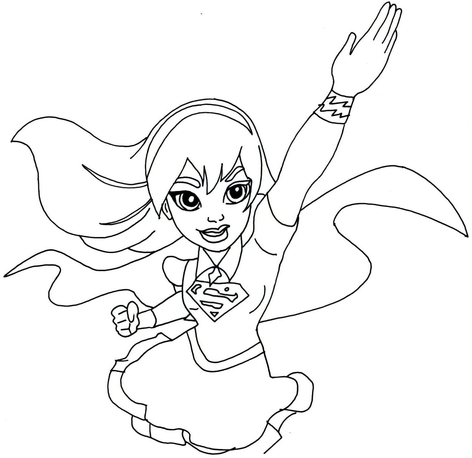 Supergirl Ausmalbilder
 Supergirl Coloring Pages Coloring Home