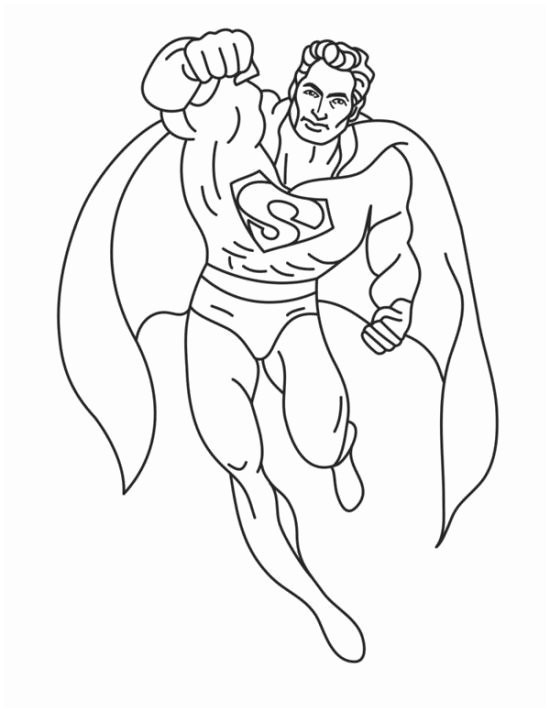 Superhelden Ausmalbilder
 Coloring Superman Best Ziemlich Superman Superhelden