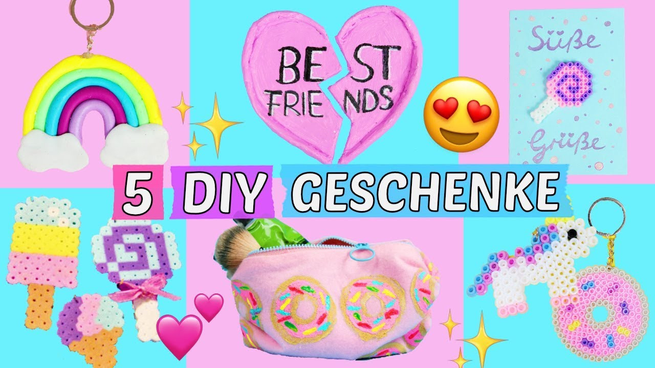 Süße Geschenke Für Freundin
 5 süße DIY GESCHENKE für FREUNDIN BFF & MAMA selber