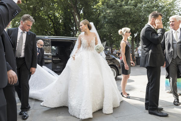 Swarovski Hochzeitskleid
 Victoria Swarovski Traumhochzeit in Italien Leute Heute