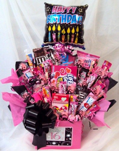 Sweet 16 Geschenke
 Sweet 16 Bouquet Movie Party Pinterest