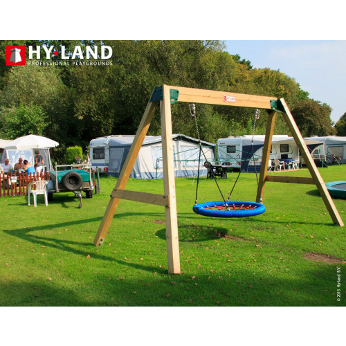 Swing Ground
 Hy Land Nest swing and frame mercial Playground use