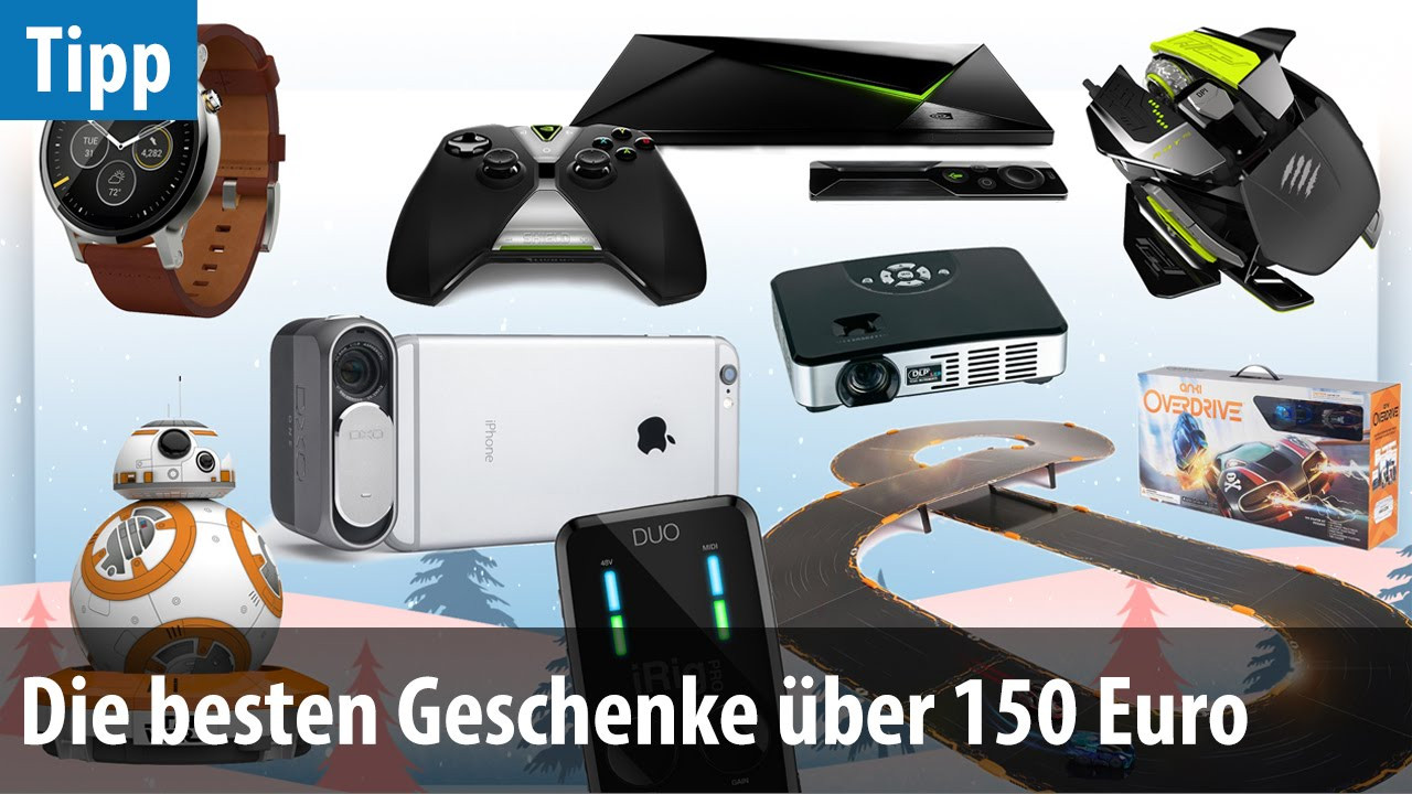 Technik Geschenke Männer
 Die besten Technik Geschenke über 150 Euro 2015