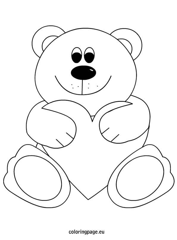 Teddybär Mit Herz I Love You Ausmalbilder
 malvorlagen teddybär mit herz
