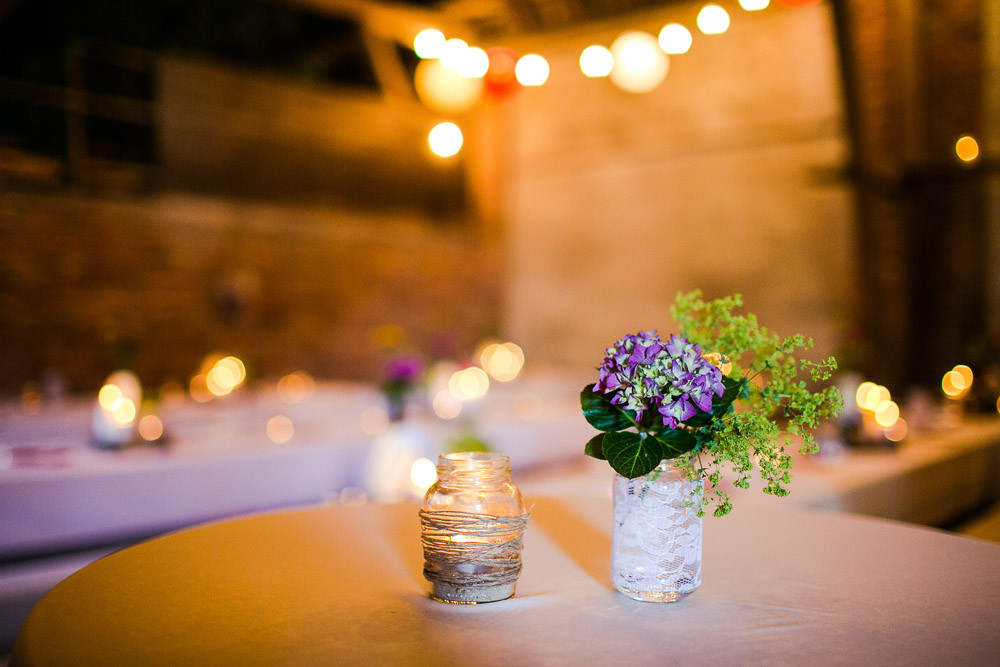 Teelichter Hochzeit
 Hochzeit DIY Centerpieces Tischdeko günstig selbermachen