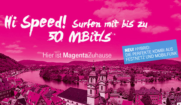 Telekom Lte Zuhause
 Telekom Magenta Zuhause LTE Tarif via Funk mit 60 GB gestartet